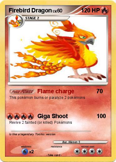 Pokemon Firebird Dragon