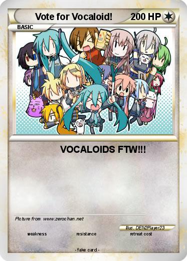 Pokemon Vote for Vocaloid!
