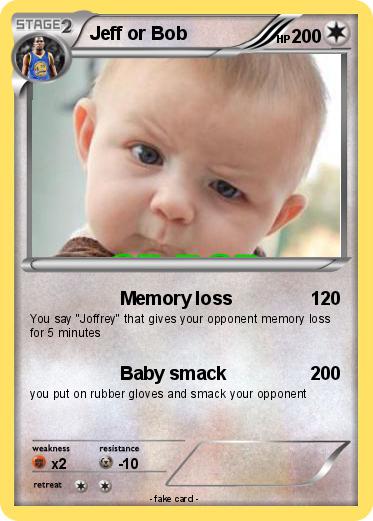 Pokemon Jeff or Bob