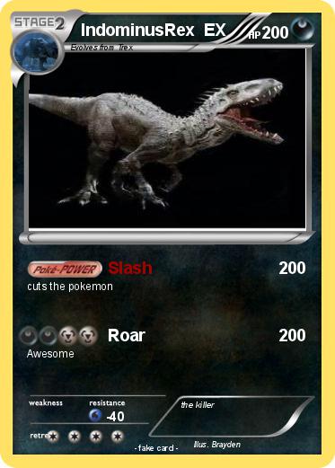 Pokemon IndominusRex  EX