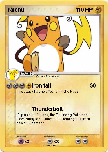 Pokemon raichu
