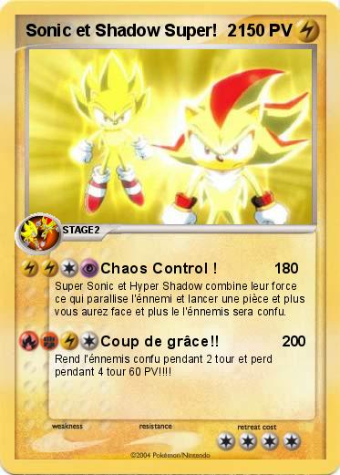 Pokemon Sonic et Shadow Super!  2