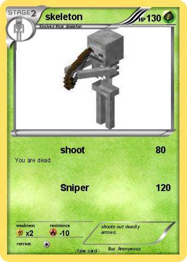 Pokemon skeleton