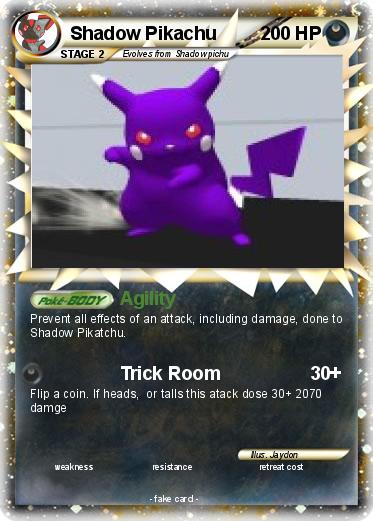 Pokemon Shadow Pikachu