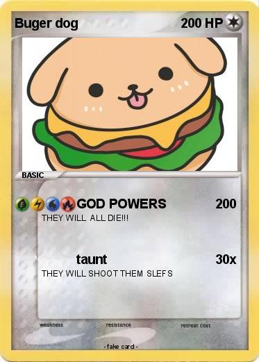 Pokemon Buger dog