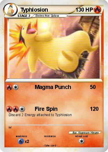 Pokemon Typhlosion