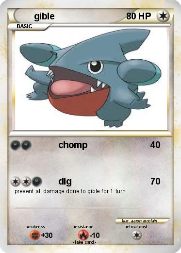 Pokemon gible