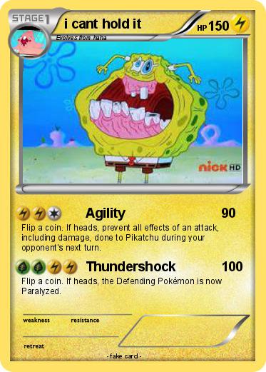 Pokemon i cant hold it