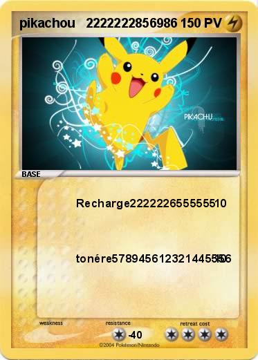 Pokemon pikachou   2222222856986                                                     