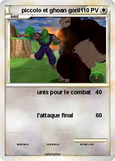 Pokemon piccolo et ghoan goril