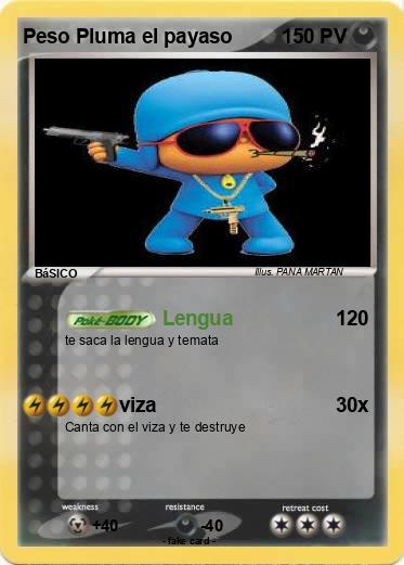 Pokemon Peso Pluma el payaso