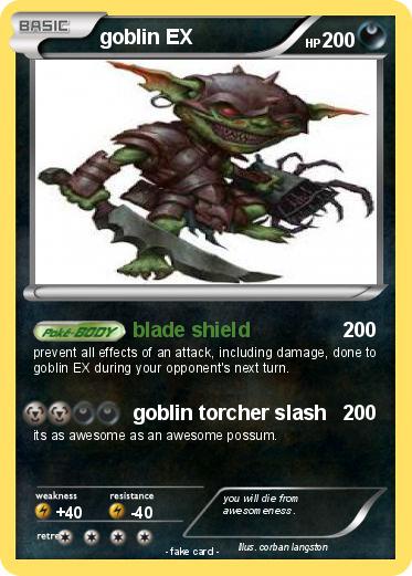 Pokemon goblin EX