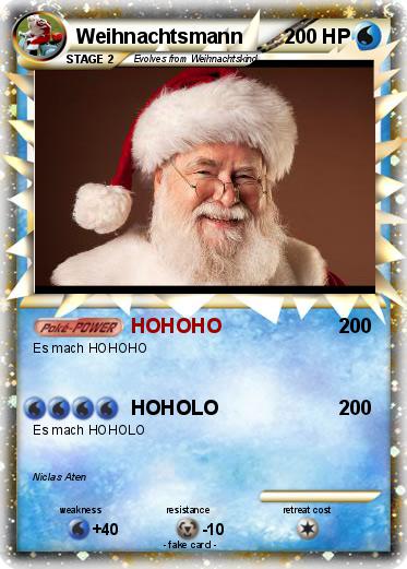 Pokemon Weihnachtsmann