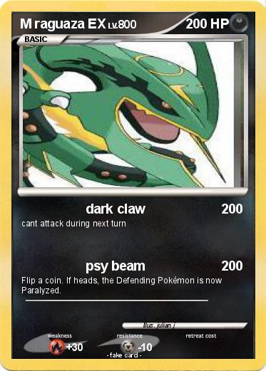 Pokemon M raguaza EX