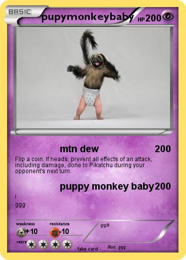 Pokemon pupymonkeybaby