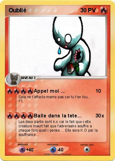 Pokemon Oublié