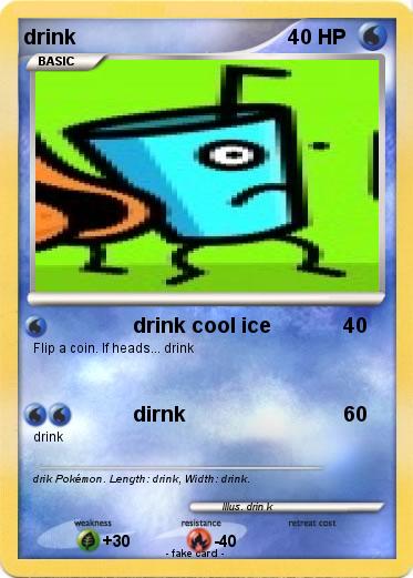 Pokemon drink