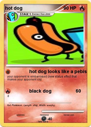 Pokemon hot dog