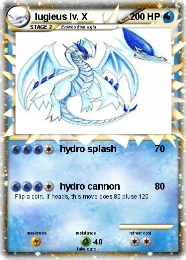 Pokemon lugieus lv. X