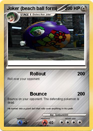 Pokemon Joker (beach ball form)