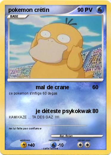 Pokemon pokemon crétin
