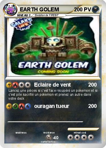 Pokemon EARTH GOLEM