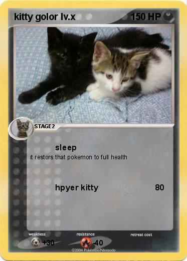 Pokemon kitty golor lv.x