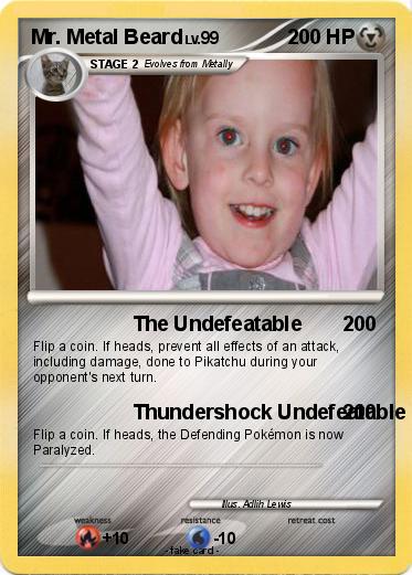 Pokemon Mr. Metal Beard