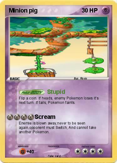 Pokemon Minion pig