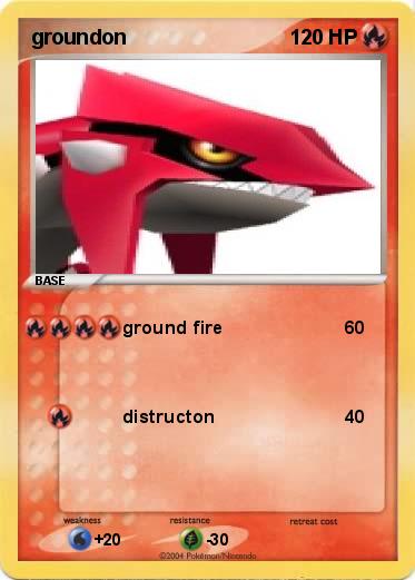 Pokemon groundon
