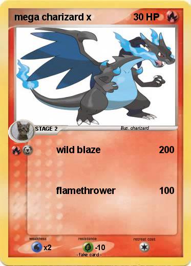 Pokemon mega charizard x
