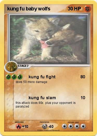 Pokemon kung fu baby wolfs