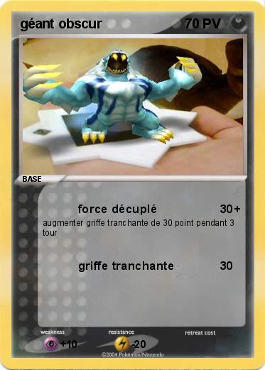 Pokemon géant obscur