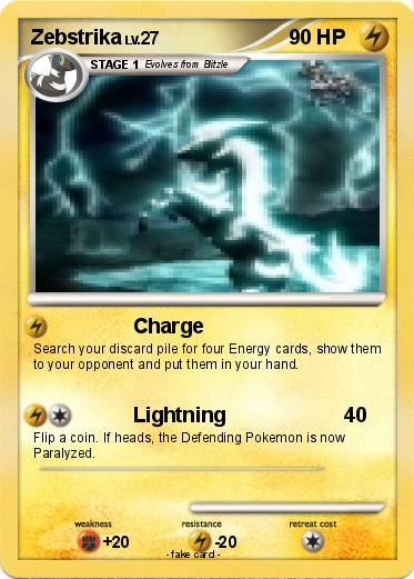 Pokemon Zebstrika