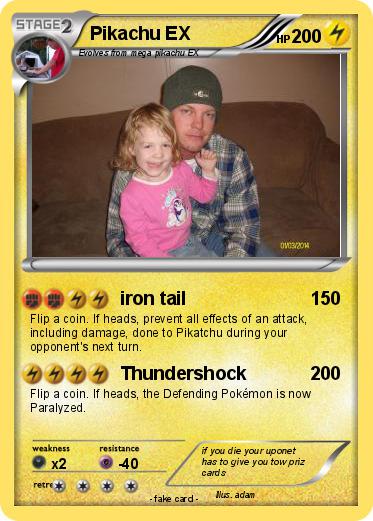 Pokemon Pikachu EX