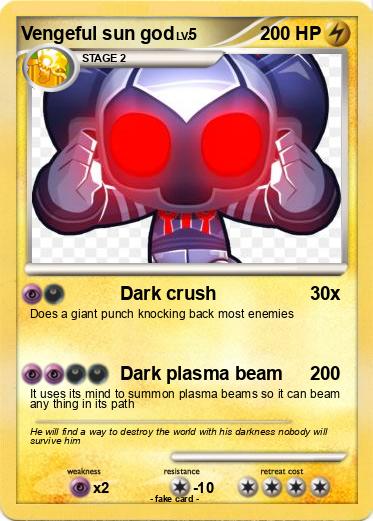 Pokemon Vengeful sun god