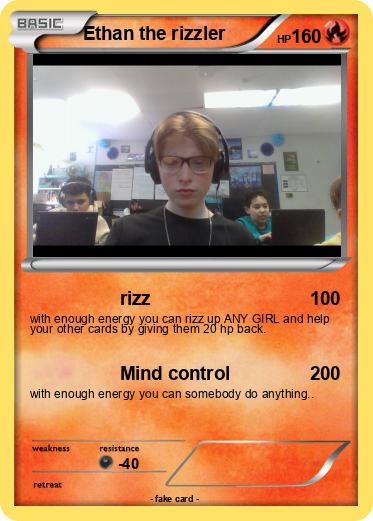 Pokémon Ethan the rizzler - rizz - My Pokemon Card