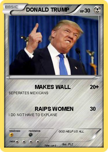 Pokemon DONALD TRUMP