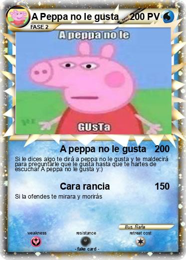 Pokemon A Peppa no le gusta