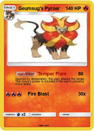 Pokemon Geumsug's Pyroar