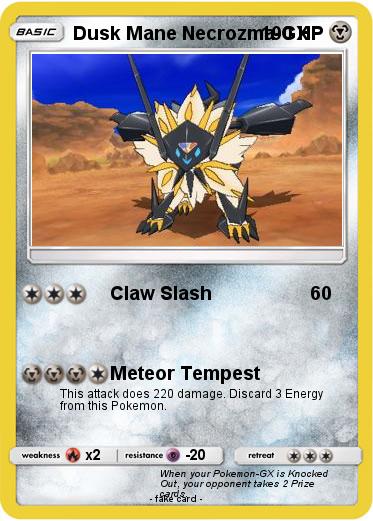Pokemon Dusk Mane Necrozma-GX