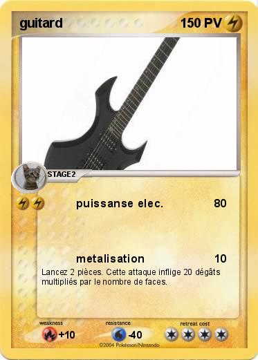 Pokemon guitard
