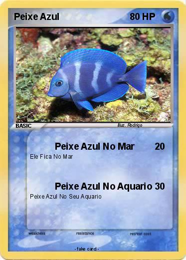 Pokemon Peixe Azul