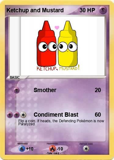 Pokemon Ketchup and Mustard