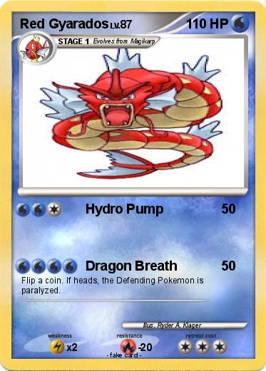 Pokemon Red Gyarados