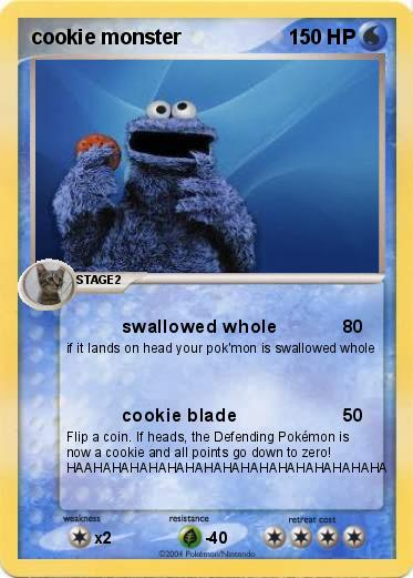 Pokemon cookie monster