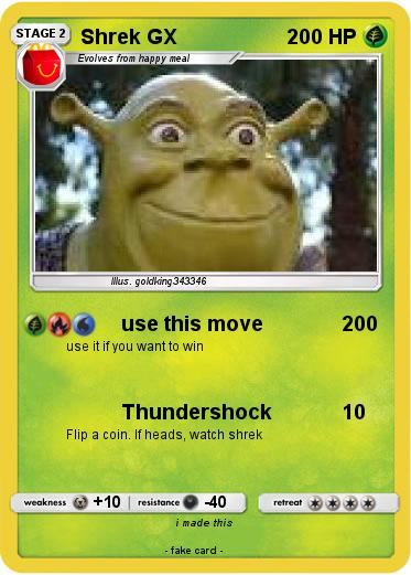 Pokemon Shrek GX