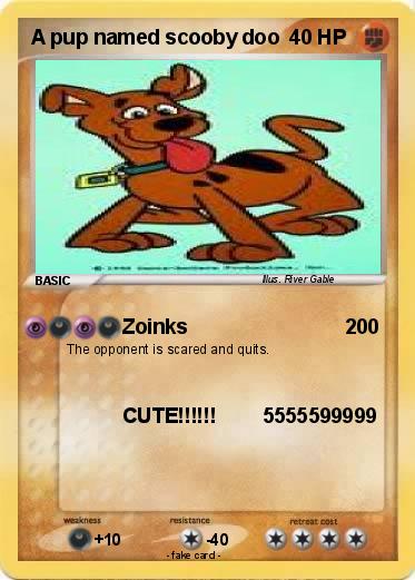 Pokemon A pup named scooby doo