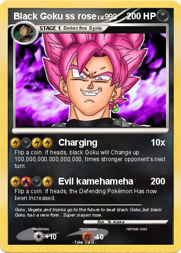 Pokemon Black Goku ss rose
