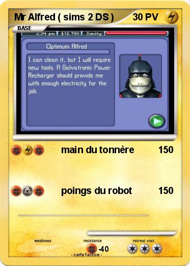 Pokemon Mr Alfred ( sims 2 DS )